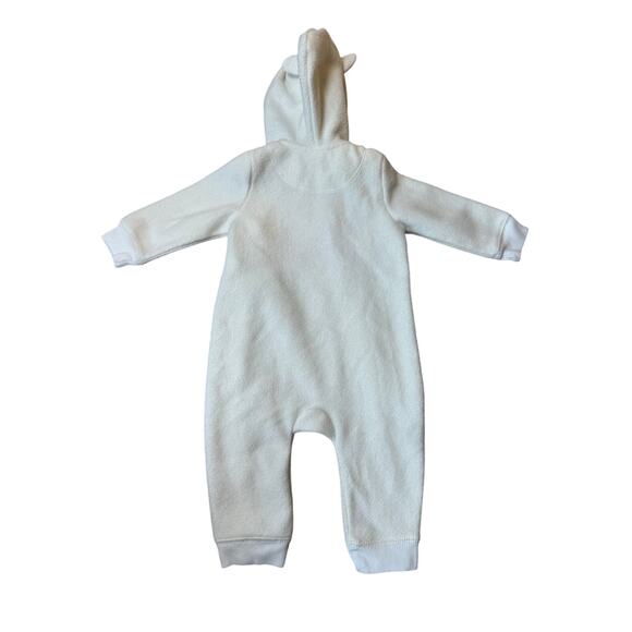 BABY GAP Baby Outerwear/coat/Bunting, 6-12 mos; White & Pink Cat head w/ ears! - Picture 2 of 9